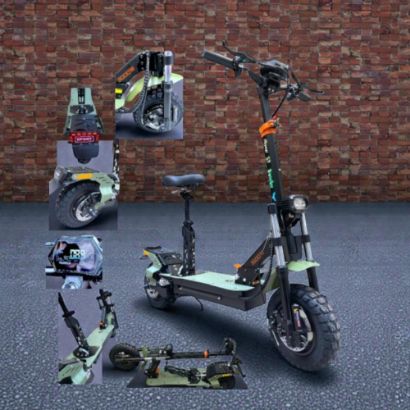 صورة سكوتر الوحش الروسي RT5 PRO محركين